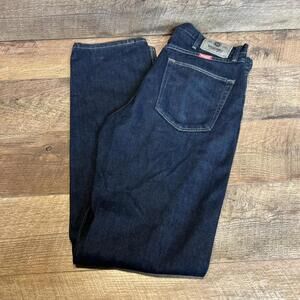 Wrangler Jeans Men's 34x34 premium Denim Regular fit Dark Blue Wash 9650WTR